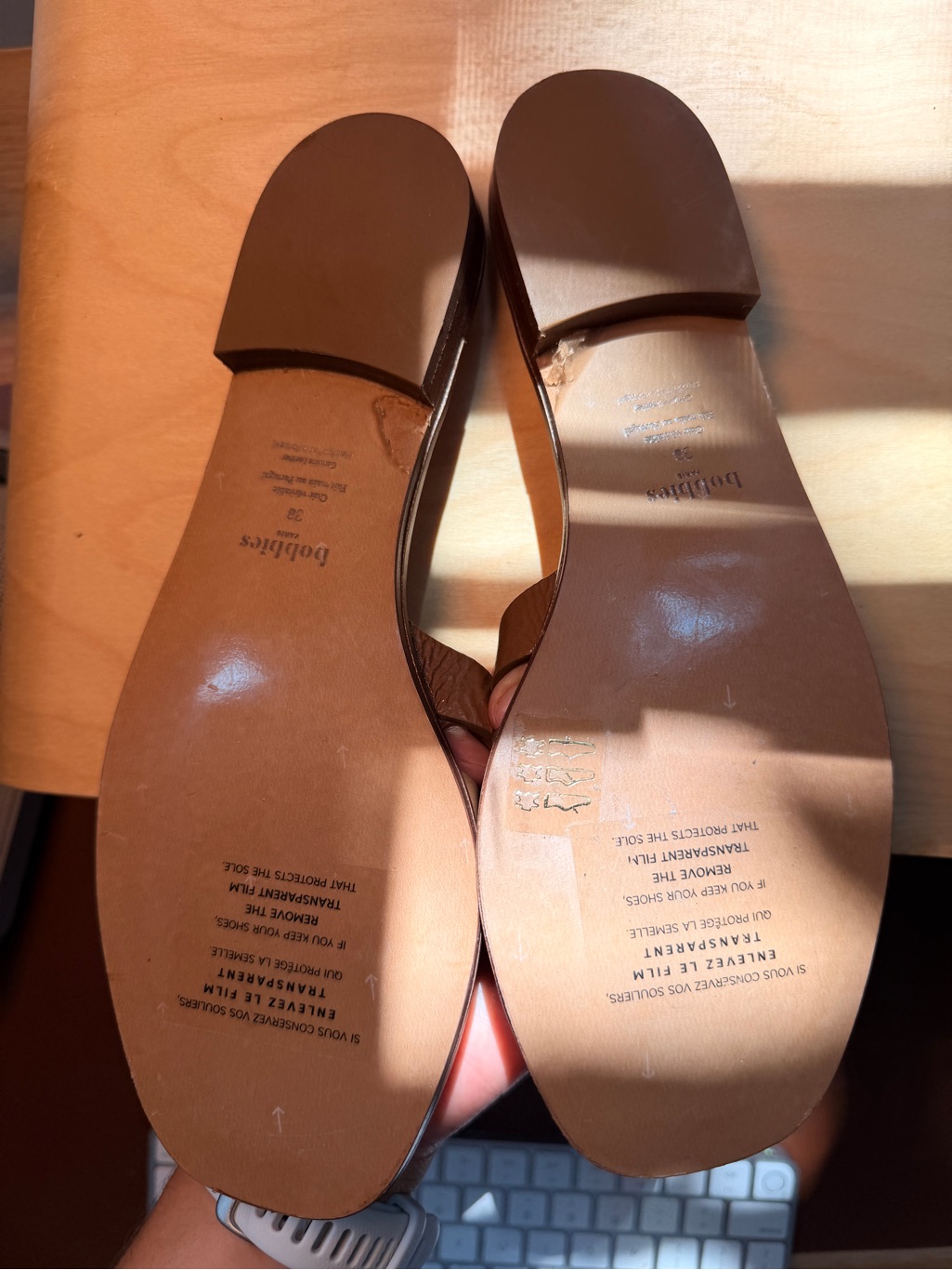 Bobbies Thas Flat Sandal Size 38 — image 3 of 3